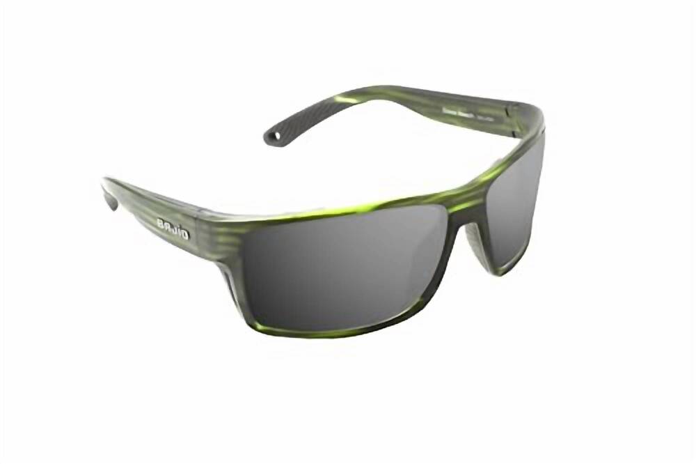 NEW BAJIO men's bales beach sunglasses in green grass /matte gray glass